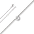 Zirkonia Halskette aus 925er Silber 45 cm von ONE ELEMENT – Bild 1