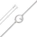 Zirkonia Rund Halskette aus 925er Silber 45 cm von ONE ELEMENT – Bild 1