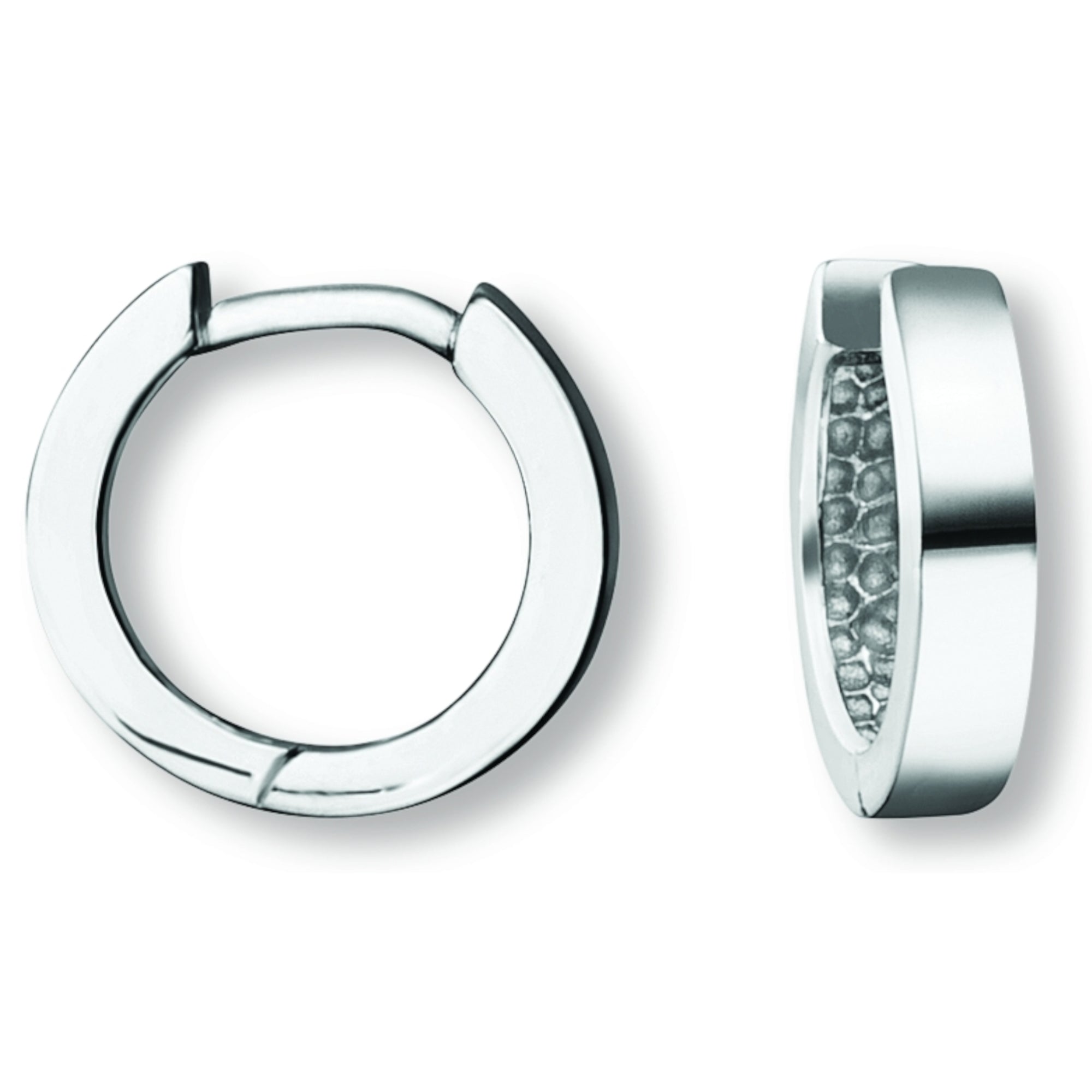 Ohrringe Creolen aus 925er Silber Ø 11,5 x 2,6 mm von ONE ELEMENT – Bild 1