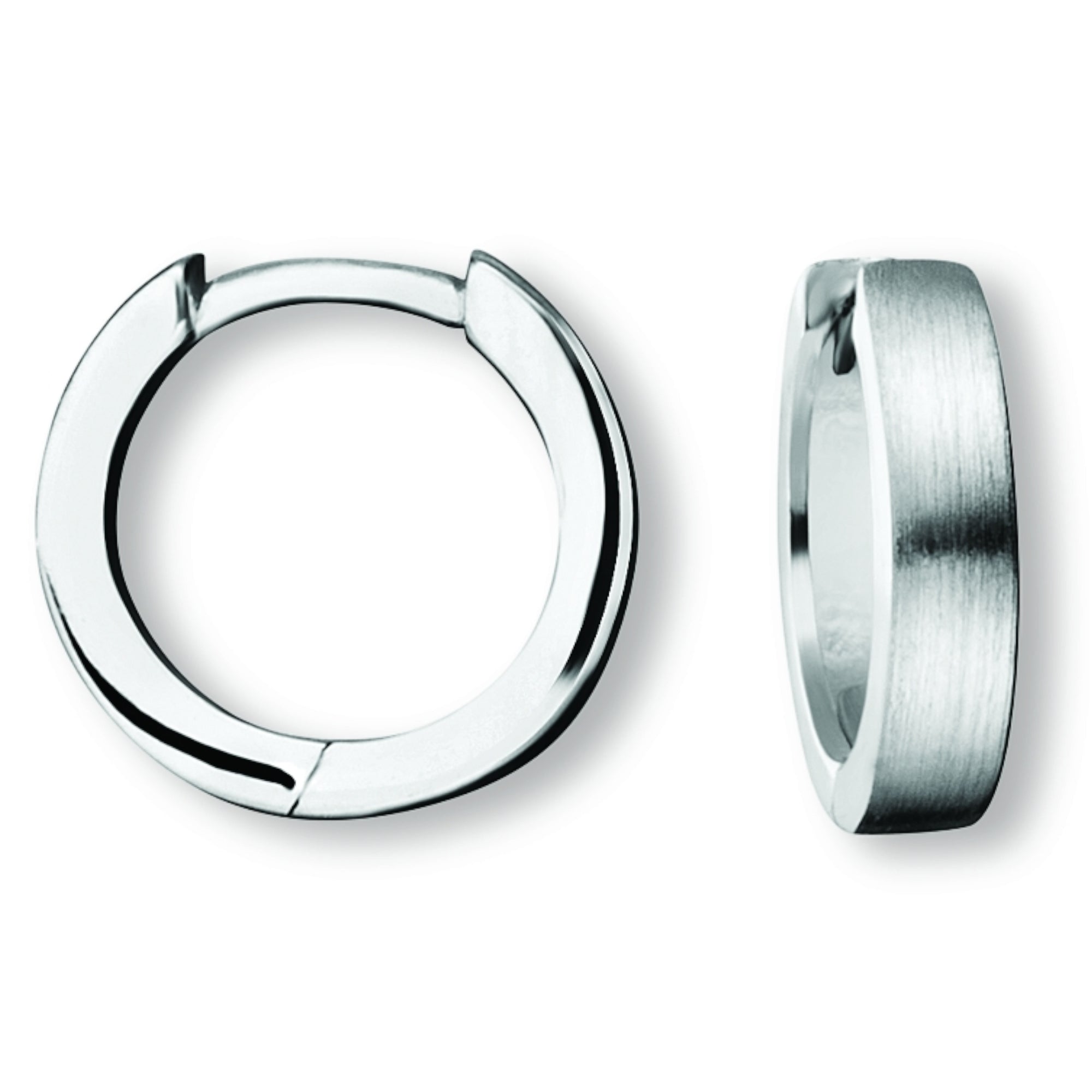 Ohrringe Creolen aus 925er Silber Ø 11,5 x 2,6 mm von ONE ELEMENT – Bild 1