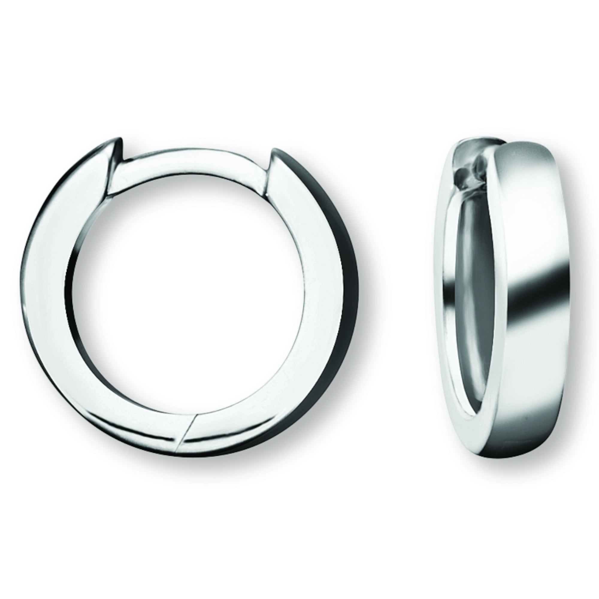 Ohrringe Creolen aus 925er Silber Ø 12,6 x 2,6 mm von ONE ELEMENT – Bild 1