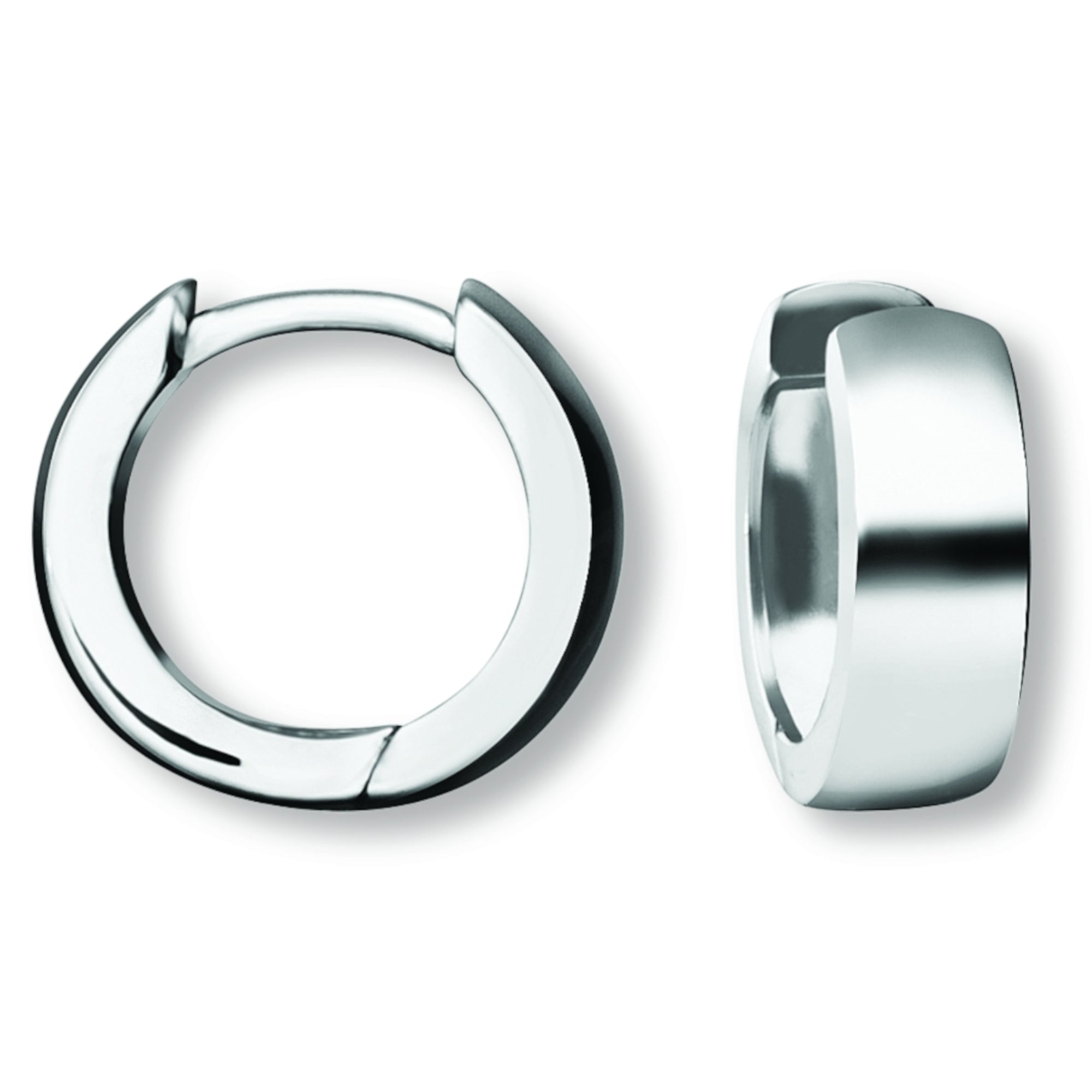 Ohrringe Creolen aus 925er Silber Ø 12,4 x 4,1 mm von ONE ELEMENT – Bild 1