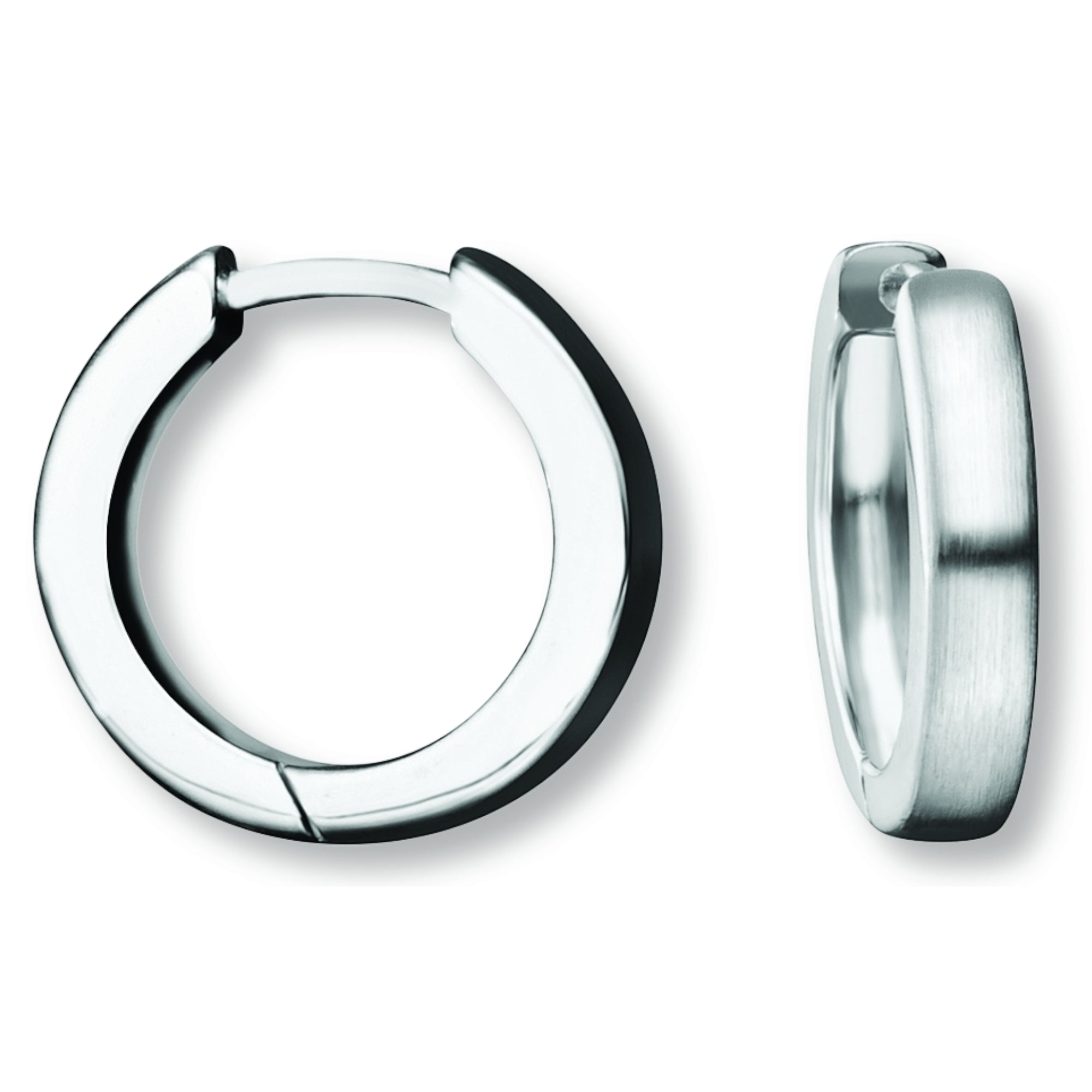 Ohrringe Creolen aus 925er Silber Ø 14,9 x 2,9 mm von ONE ELEMENT – Bild 1
