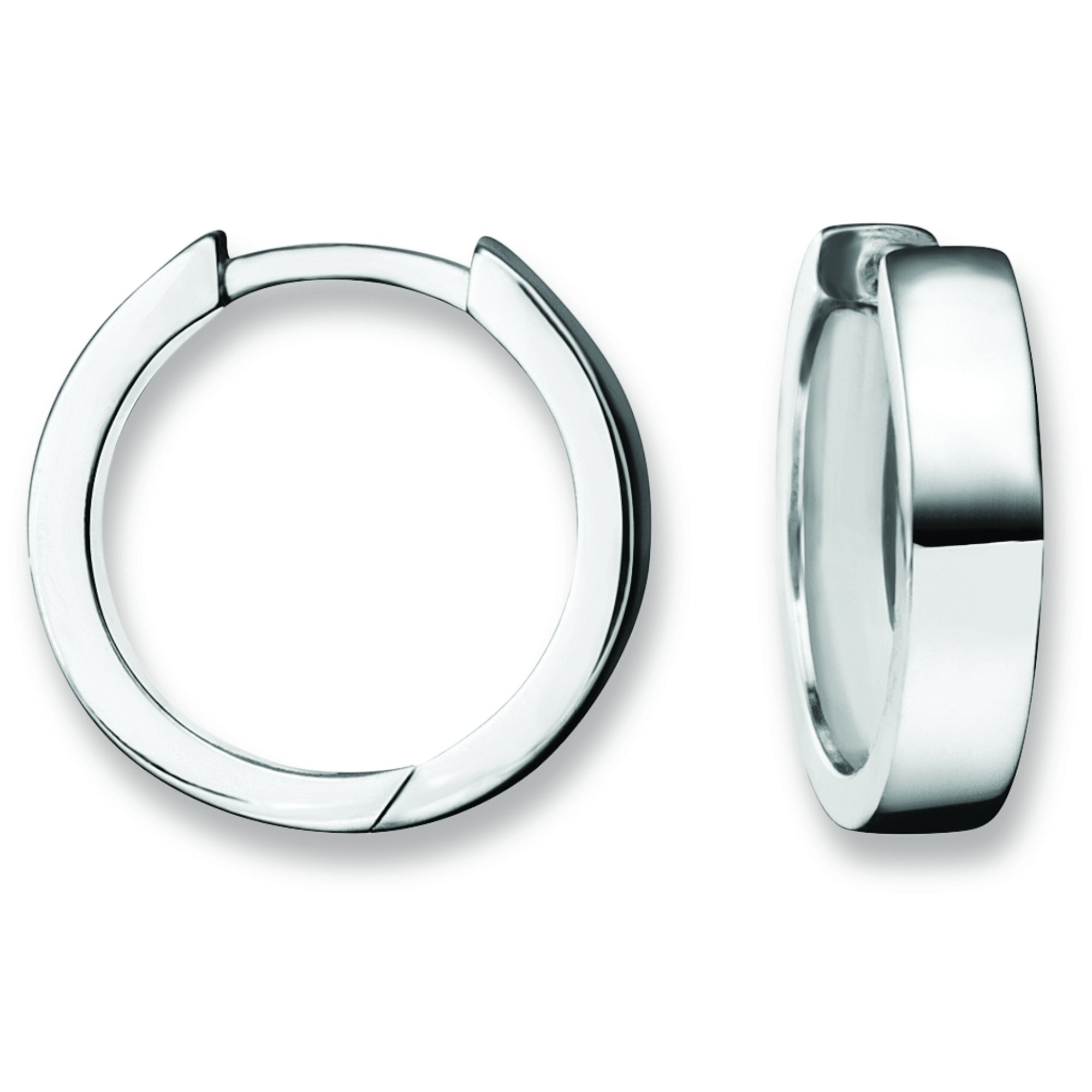 Ohrringe Creolen aus 925er Silber Ø 15,7 x 3,4 mm von ONE ELEMENT – Bild 1