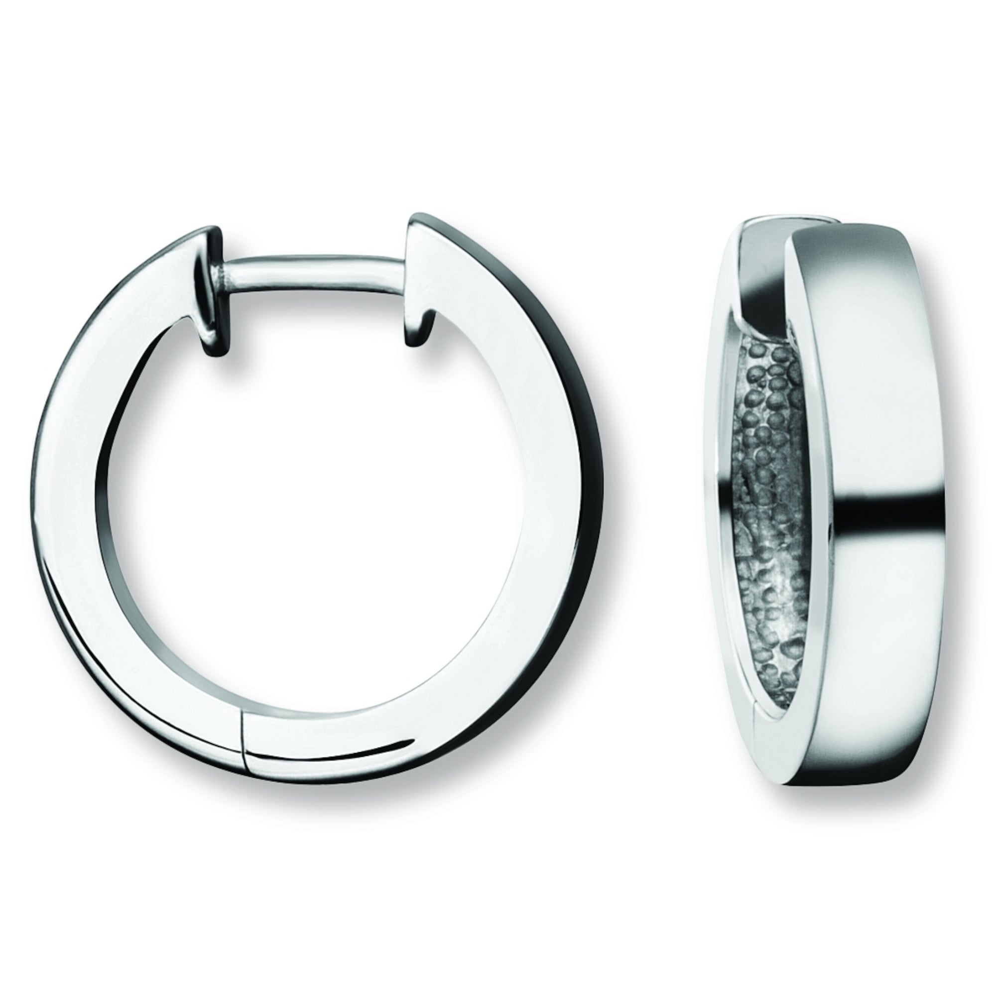 Ohrringe Creolen aus 925er Silber Ø 17,4 x 3,4 mm von ONE ELEMENT – Bild 1