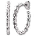 Ohrringe Creolen aus 925er Silber von ONE ELEMENT – Bild 1