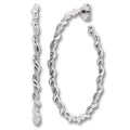 Ohrringe Creolen aus 925er Silber von ONE ELEMENT – Bild 1