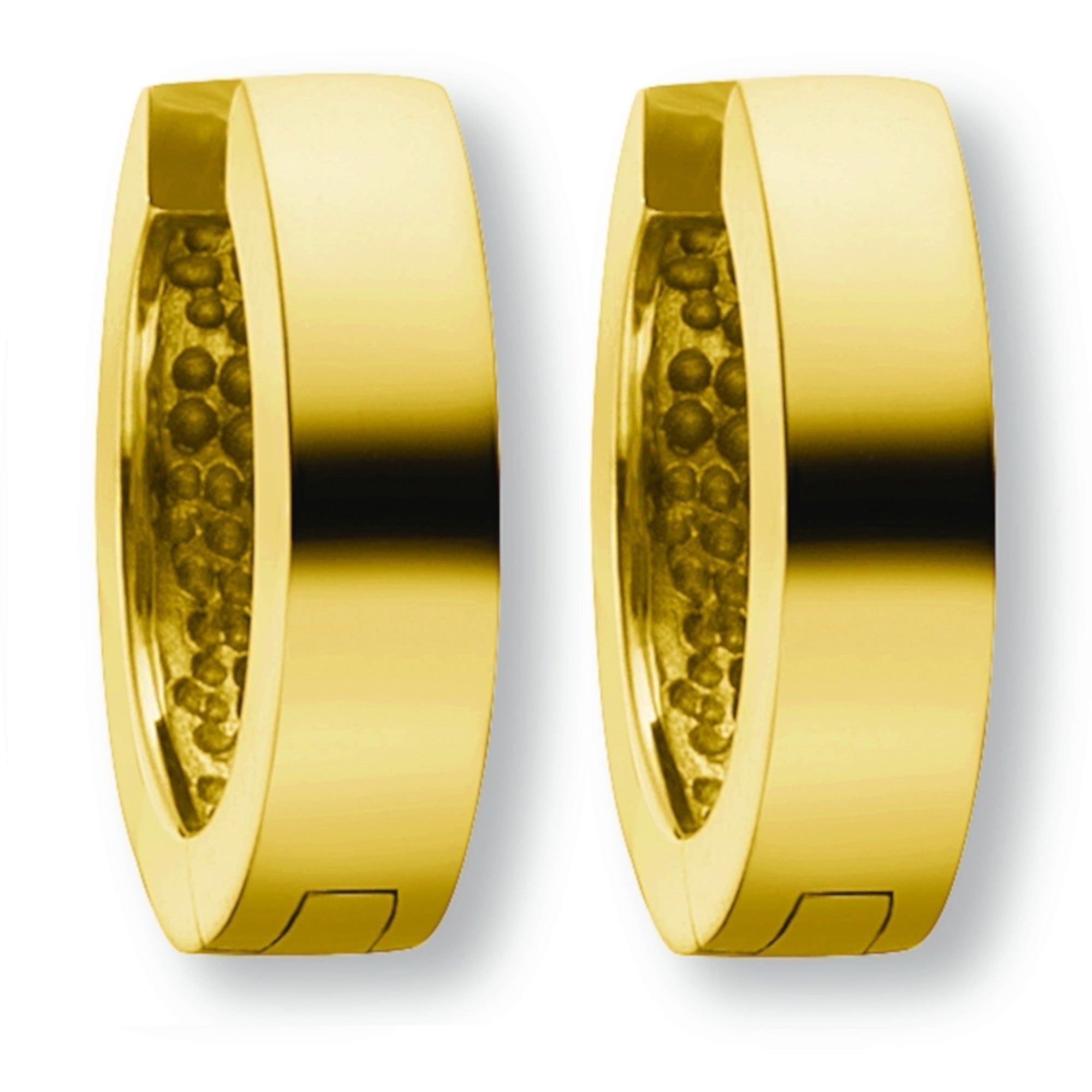 Ohrringe Creolen aus 585er Gelbgold Ø 12,5 x 3,0 mm von ONE ELEMENT – Bild 1