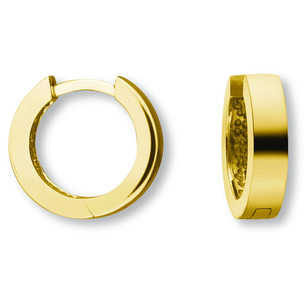 Ohrringe Creolen aus 333er Gelbgold Ø 12,5 x 3,0 mm von ONE ELEMENT – Bild 2