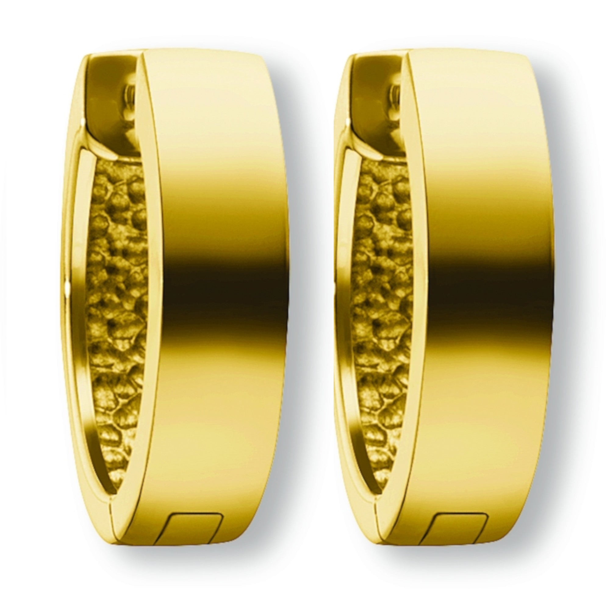 Ohrringe Creolen aus 585er Gelbgold Ø 14,0 x 4,0 mm von ONE ELEMENT – Bild 1