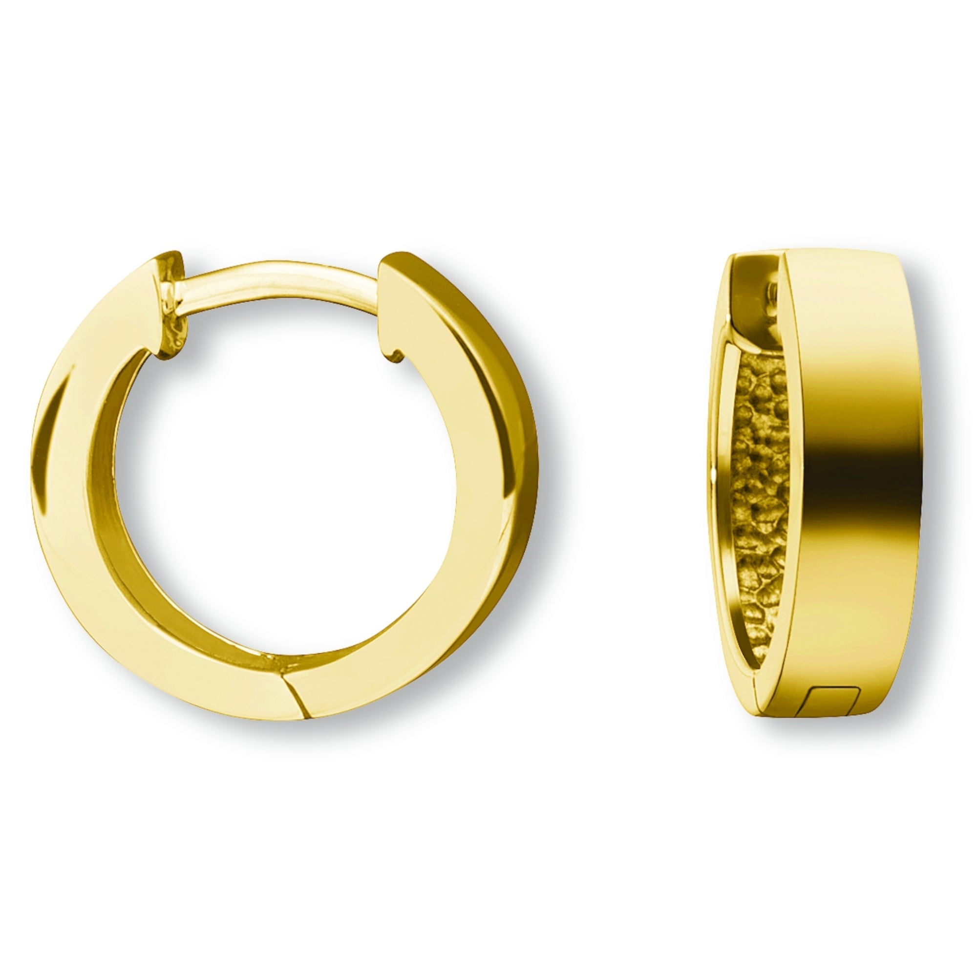 Ohrringe Creolen aus 333er Gelbgold Ø 14,0 x 4,0 mm von ONE ELEMENT – Bild 2