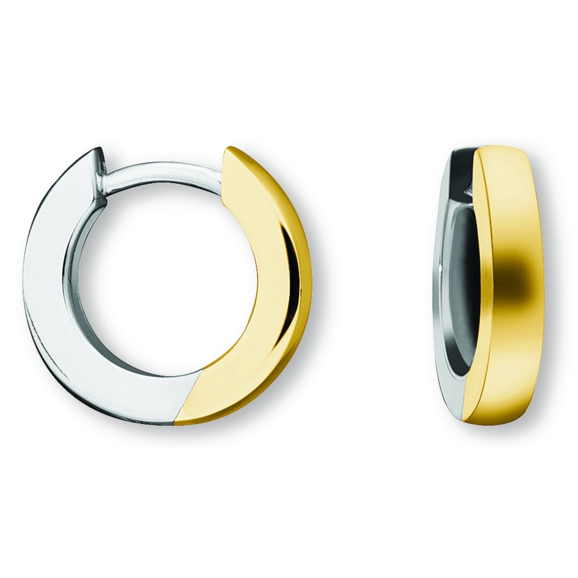 Ohrringe Creolen aus 585er Gelbgold Ø 12,0 x 2,0 mm von ONE ELEMENT – Bild 2