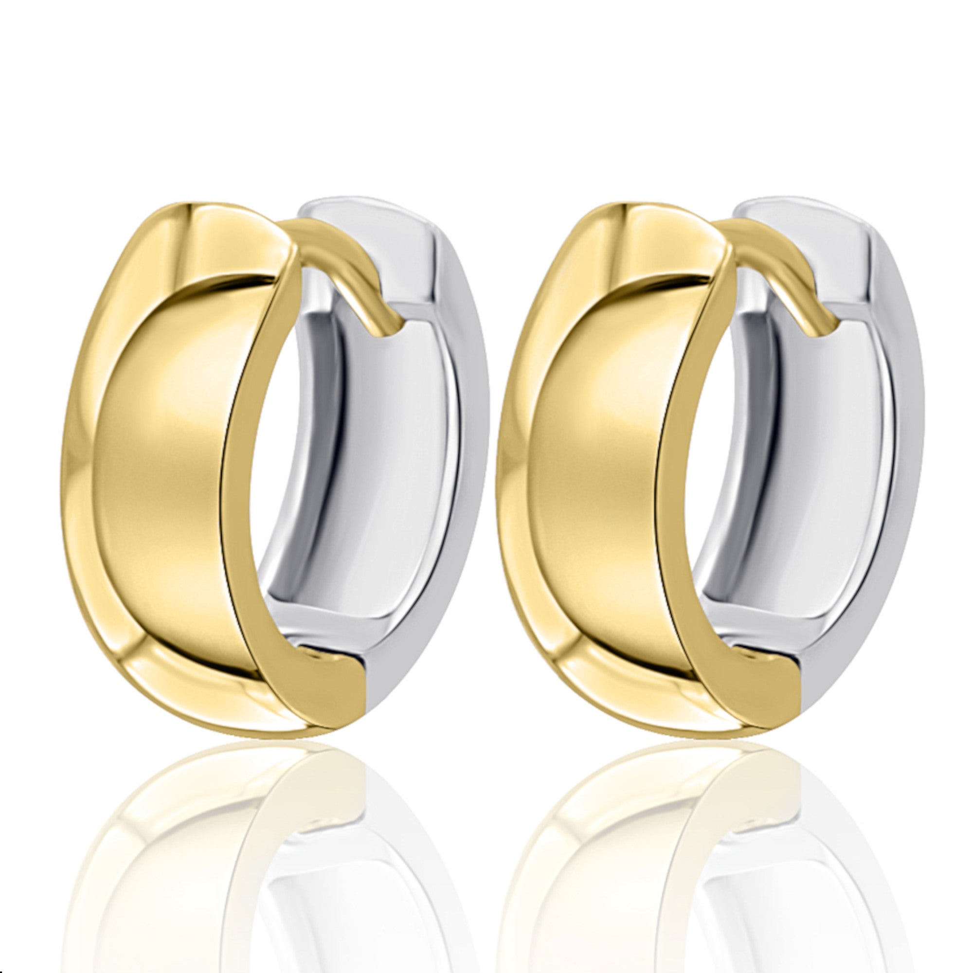Ohrringe Creolen aus 333er Gelbgold Ø 12,0 x 4,0 mm von ONE ELEMENT – Bild 1