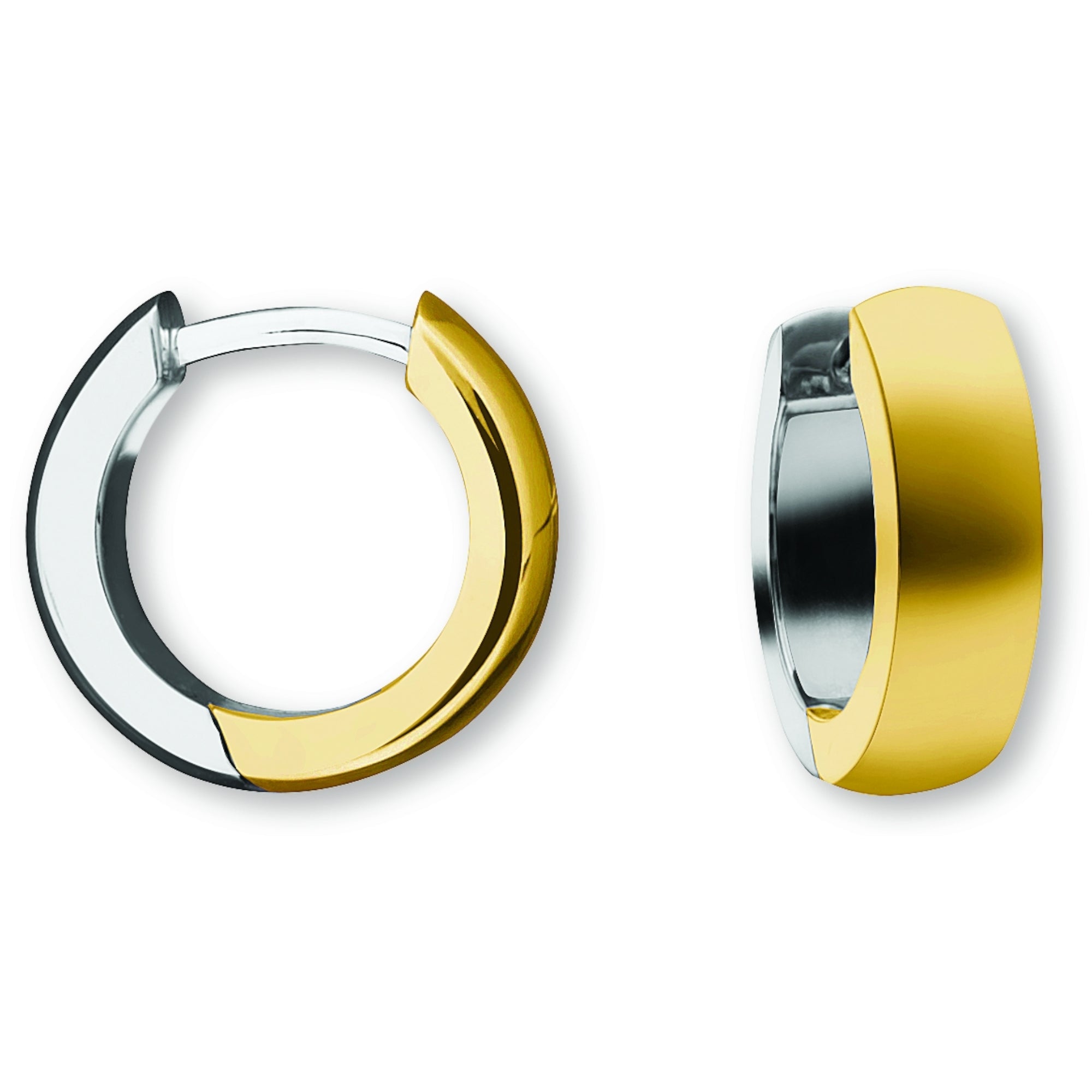 Ohrringe Creolen aus 333er Gelbgold Ø 12,0 x 4,0 mm von ONE ELEMENT – Bild 2