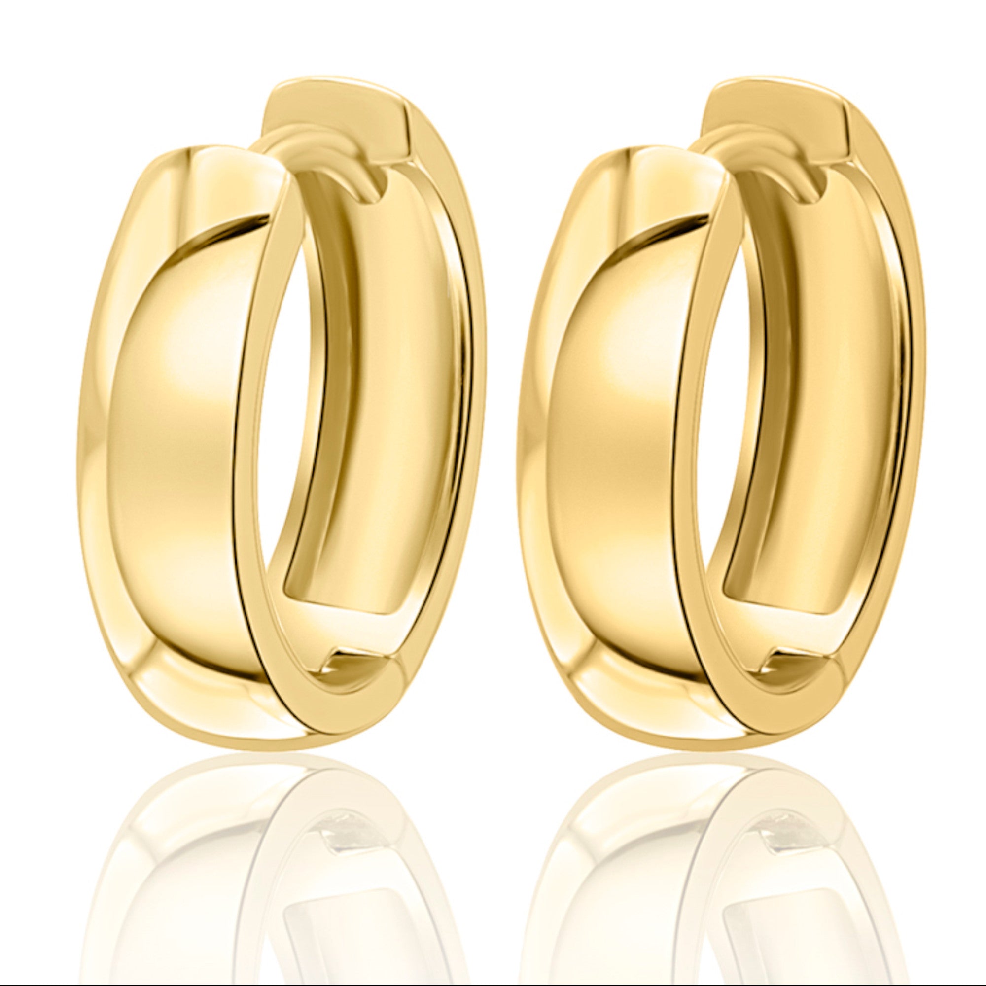 Ohrringe Creolen aus 333er Gelbgold Ø 15,0 x 4,0 mm von ONE ELEMENT – Bild 1
