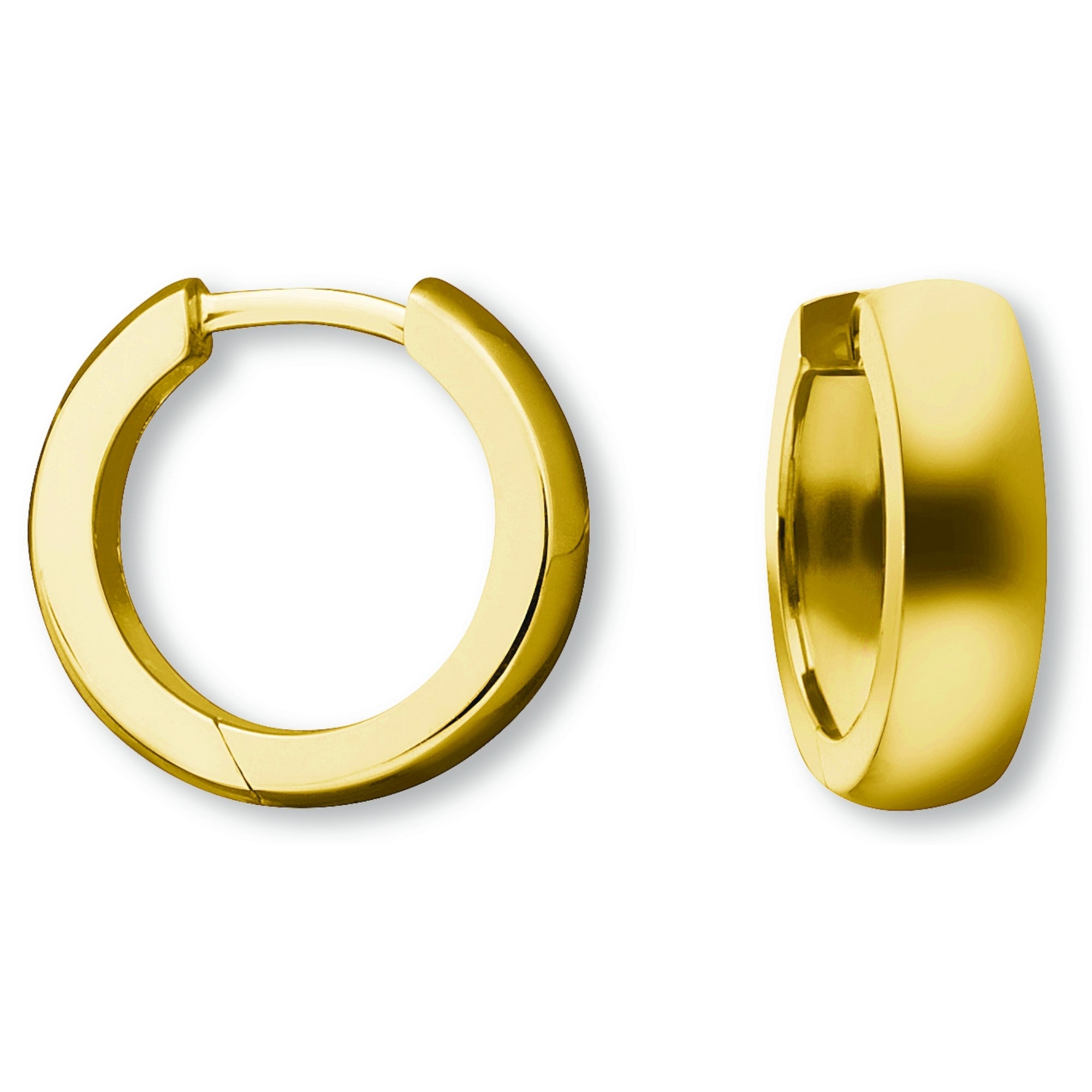 Ohrringe Creolen aus 333er Gelbgold Ø 15,0 x 4,0 mm von ONE ELEMENT – Bild 2