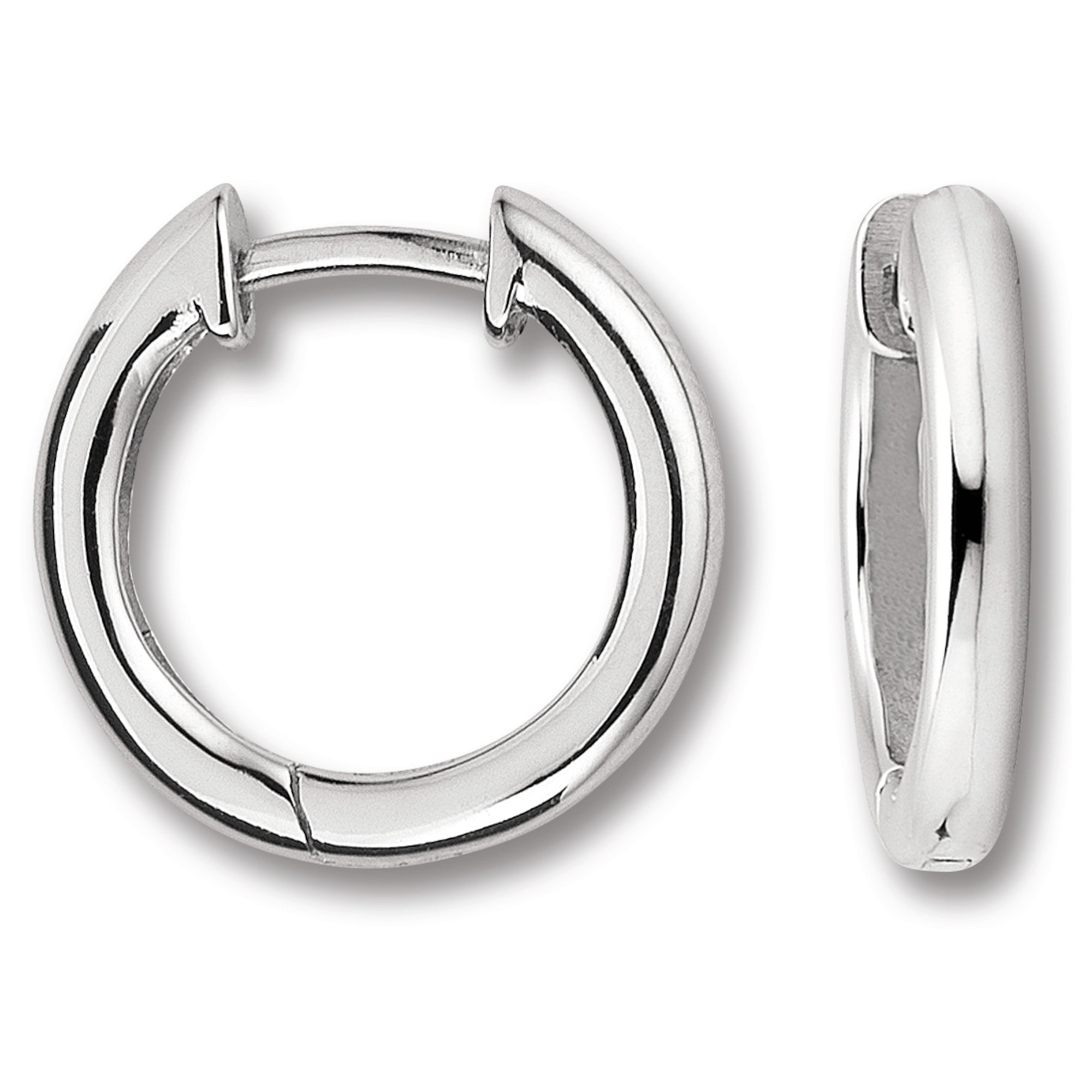 Ohrringe Creolen aus 925er Silber Ø 15,2 x 2,3 mm von ONE ELEMENT – Bild 1
