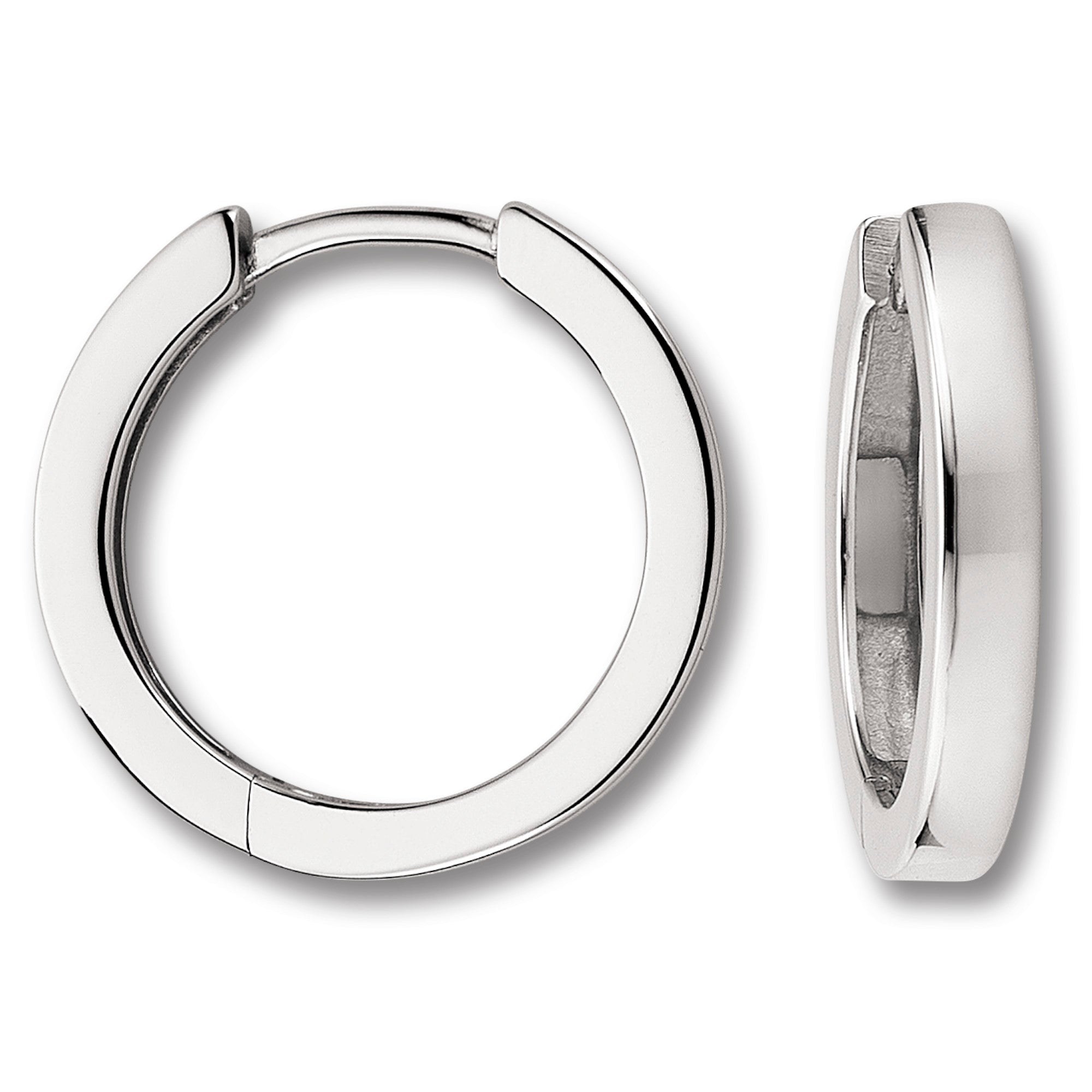 Ohrringe Creolen aus 925er Silber Ø 17,8 x 2,6 mm von ONE ELEMENT – Bild 1