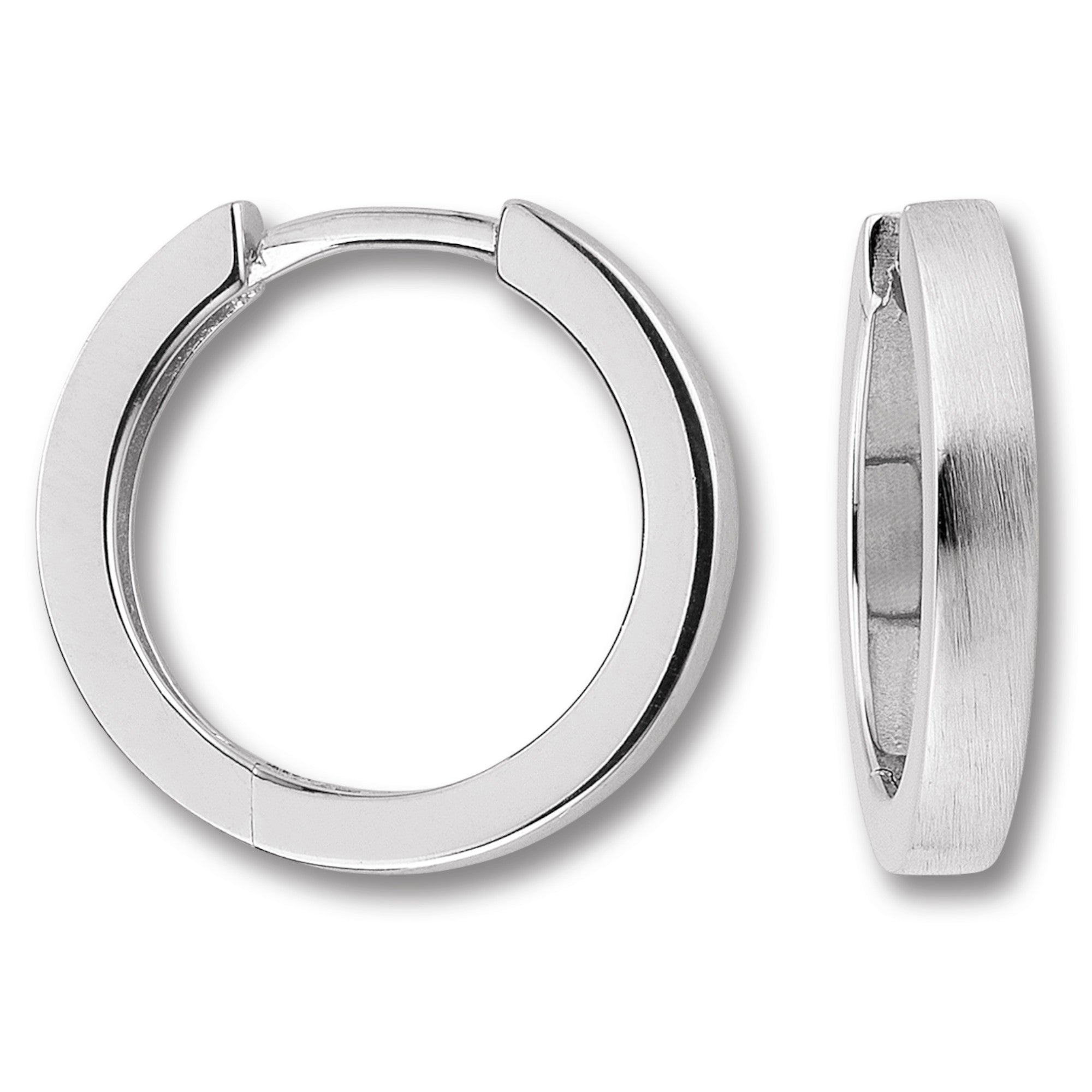 Ohrringe Creolen aus 925er Silber Ø 17,8 x 2,6 mm von ONE ELEMENT – Bild 1