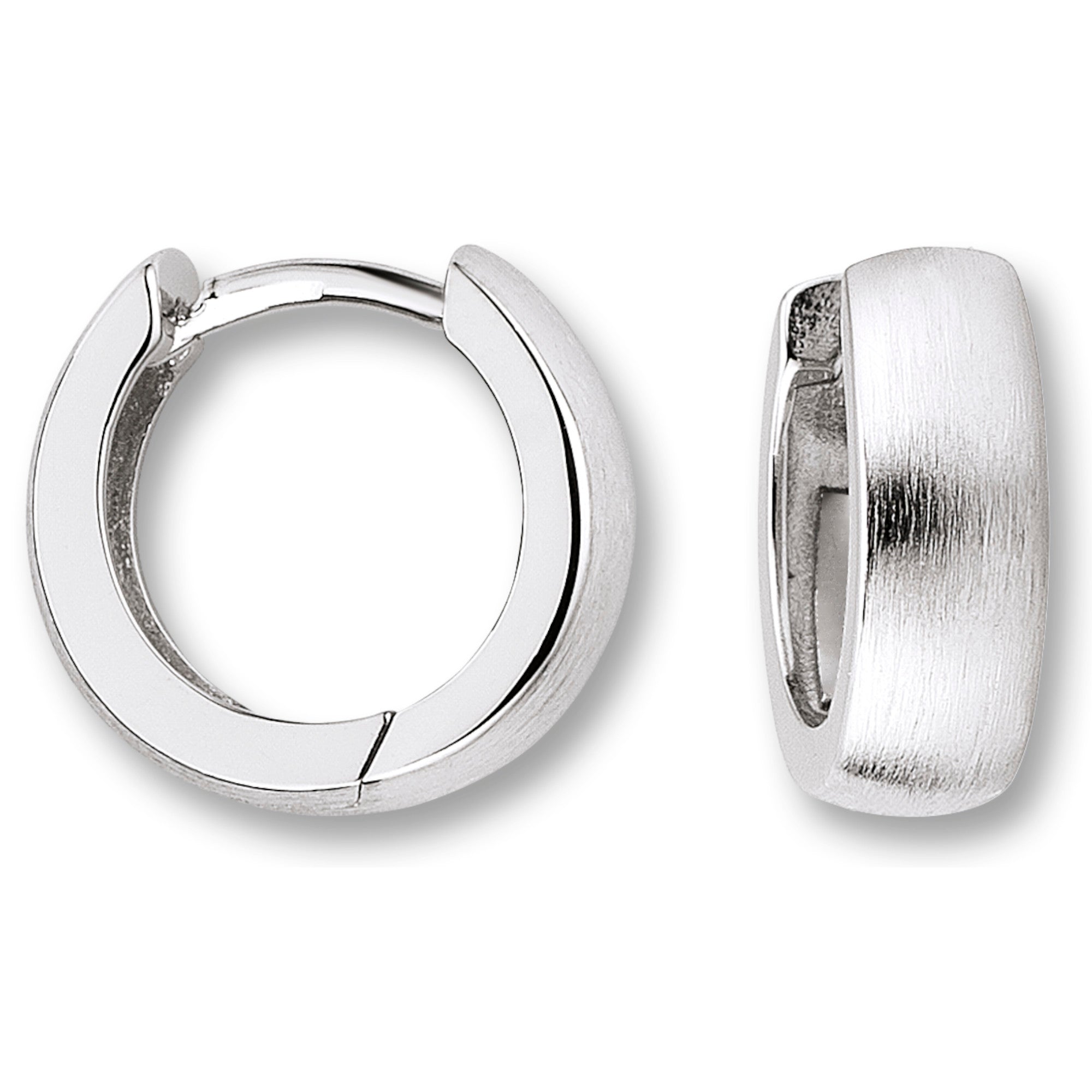 Ohrringe Creolen aus 925er Silber Ø 12,4 x 4,1 mm von ONE ELEMENT – Bild 1