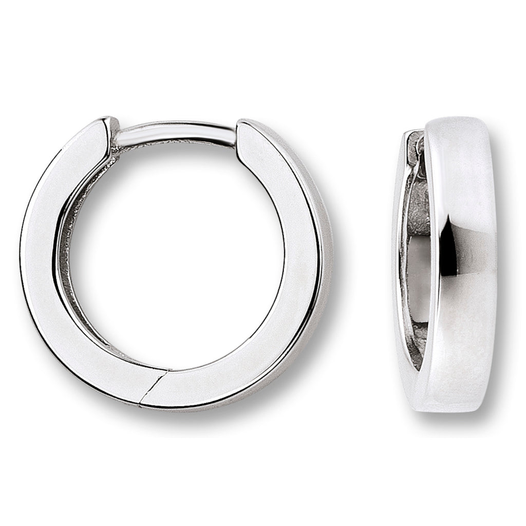 Ohrringe Creolen aus 925er Silber Ø 13,5 x 2,9 mm von ONE ELEMENT – Bild 1
