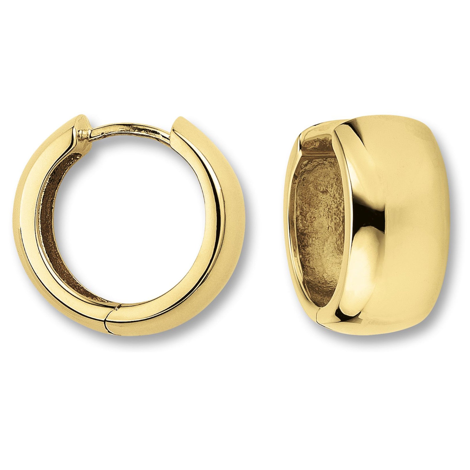 Ohrringe Creolen aus 585er Gelbgold Ø 15,5 x 7,0 mm von ONE ELEMENT – Bild 1