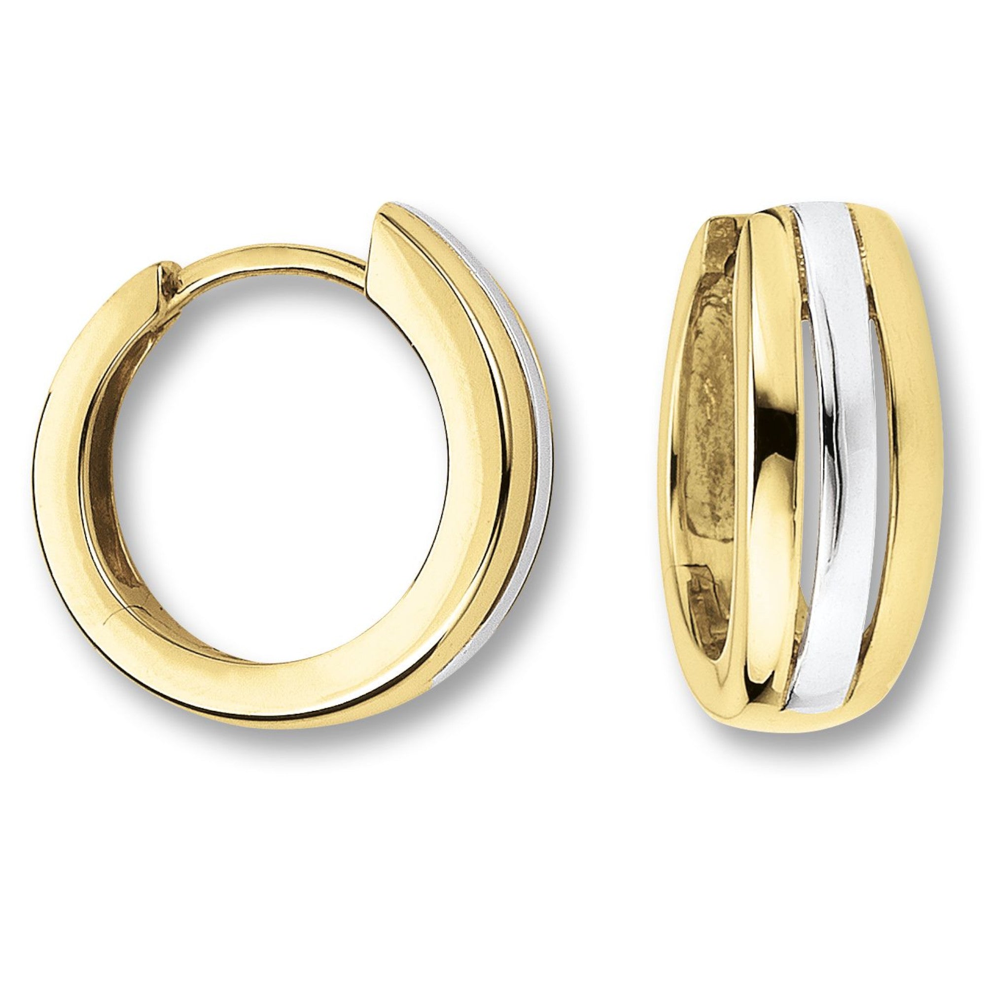 Ohrringe Creolen aus 333er Gelbgold von ONE ELEMENT – Bild 1