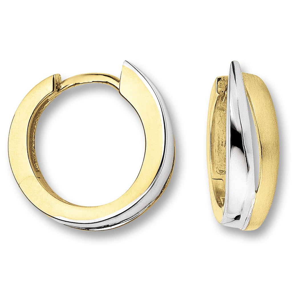 Ohrringe Creolen aus 333er Gelbgold von ONE ELEMENT – Bild 1
