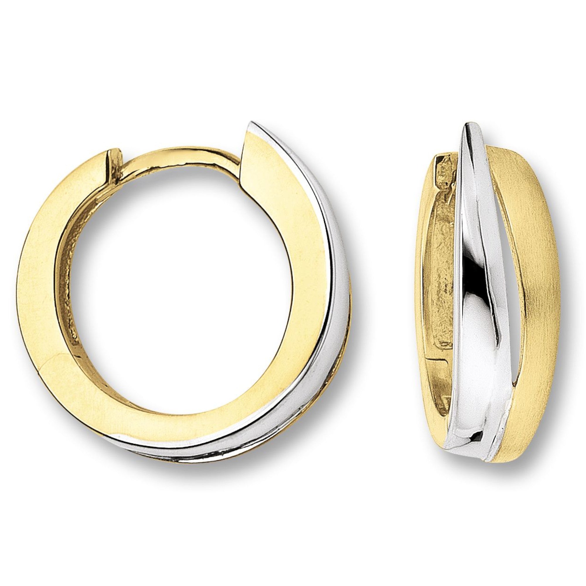 Ohrringe Creolen aus 333er Gelbgold von ONE ELEMENT – Bild 1