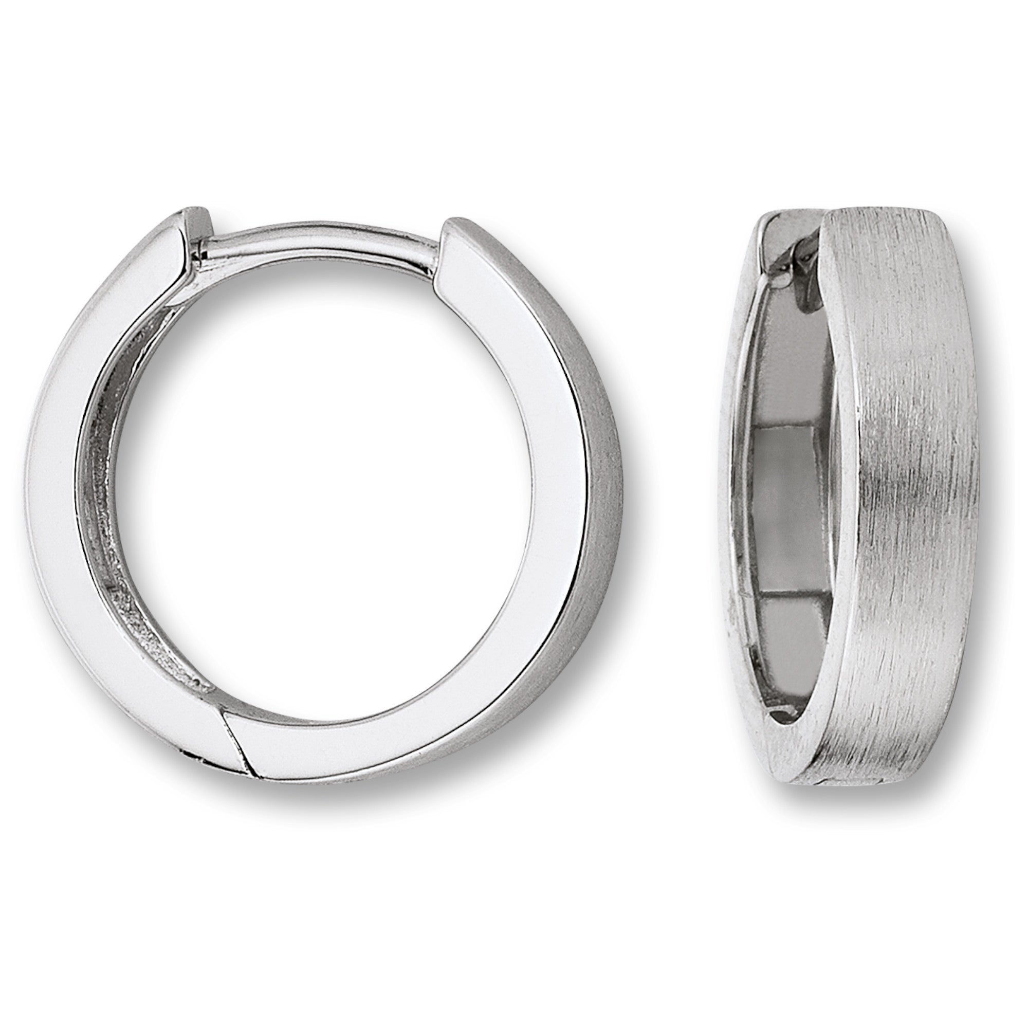Ohrringe Creolen aus 925er Silber Ø 15,7 x 3,4 mm von ONE ELEMENT – Bild 1