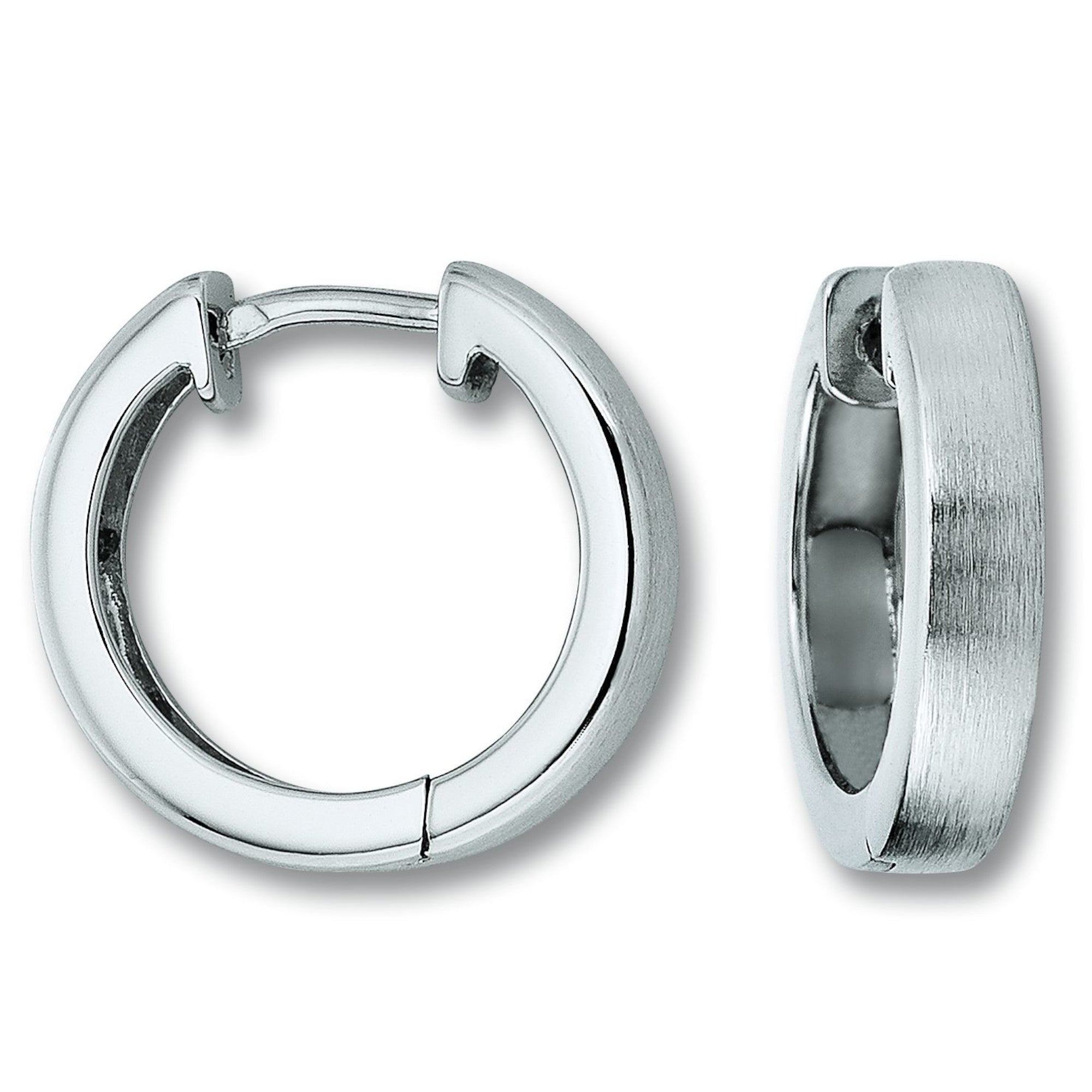 Ohrringe Creolen aus 925er Silber Ø 17,4 x 3,4 mm von ONE ELEMENT – Bild 1