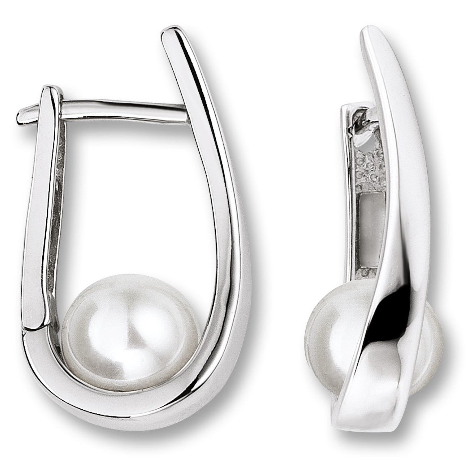 Ohrringe Creolen aus 925er Silber von ONE ELEMENT – Bild 1