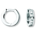 Zirkonia Ohrringe Creolen aus 925er Silber von ONE ELEMENT – Bild 1