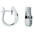 Zirkonia Ohrringe Creolen aus 925er Silber von ONE ELEMENT – Bild 1