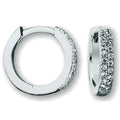 Zirkonia Ohrringe Creolen aus 925er Silber von ONE ELEMENT – Bild 1