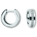 Zirkonia Ohrringe Creolen aus 925er Silber von ONE ELEMENT – Bild 1