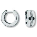 Zirkonia Ohrringe Creolen aus 925er Silber von ONE ELEMENT – Bild 1