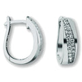 Zirkonia Ohrringe Creolen aus 925er Silber von ONE ELEMENT – Bild 1