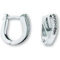 Zirkonia Ohrringe Creolen aus 925er Silber von ONE ELEMENT – Bild 1