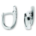 Zirkonia Ohrringe Creolen aus 925er Silber von ONE ELEMENT – Bild 1