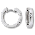 Zirkonia Ohrringe Creolen aus 925er Silber Ø 2,7 x 15,7 mm von ONE ELEMENT – Bild 1