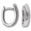 Zirkonia Ohrringe Creolen aus 925er Silber von ONE ELEMENT – Bild 1