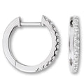Zirkonia Ohrringe Creolen aus 925er Silber von ONE ELEMENT – Bild 1