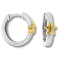 Stern Ohrringe Creolen aus 925er Silber von ONE ELEMENT – Bild 1