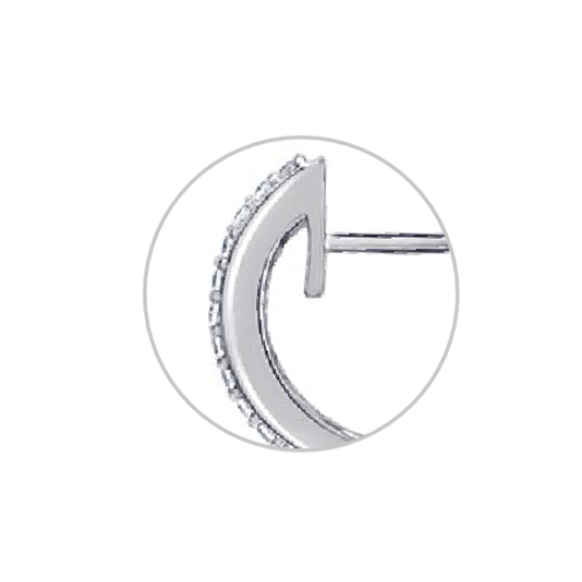 0,30 ct Diamant Brillant Ohrringe Creolen aus 585er Gelbgold von ONE ELEMENT – Bild 2