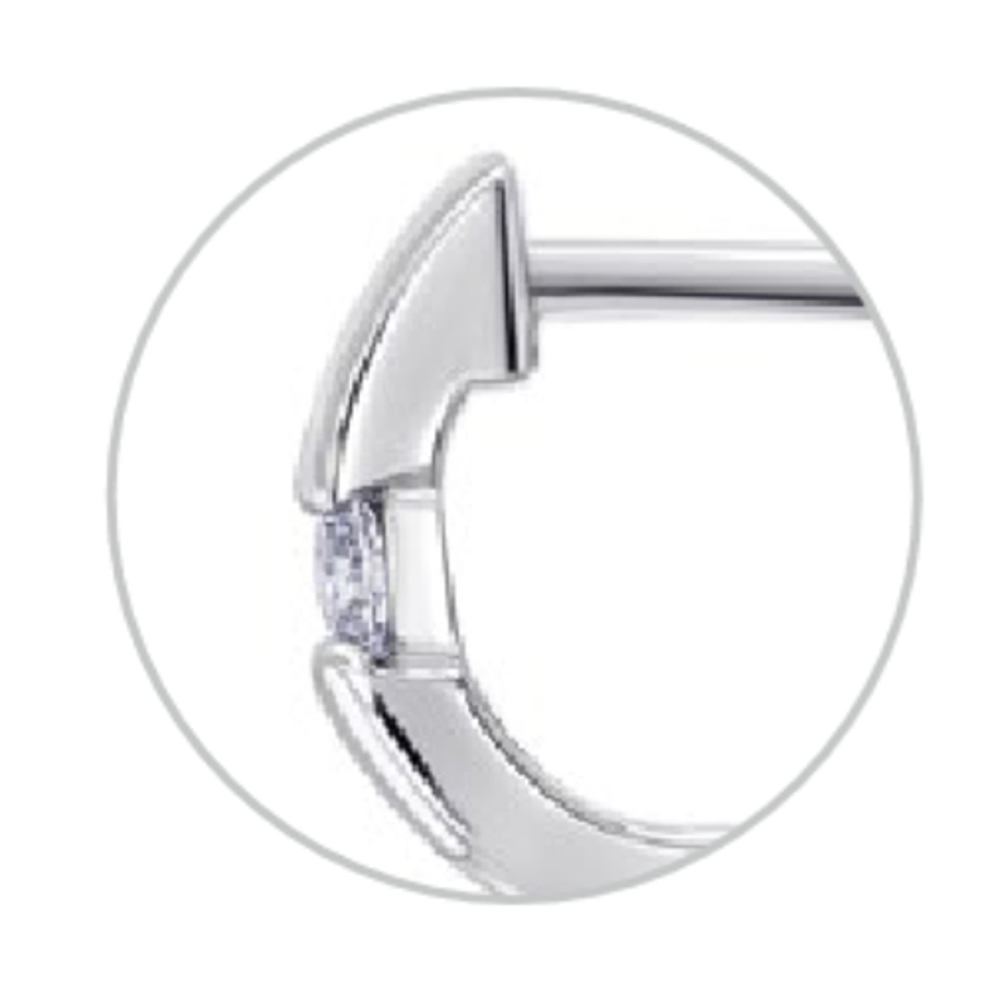 0,10 ct Diamant Brillant Ohrringe Creolen aus 585er Gelbgold von ONE ELEMENT – Bild 2