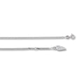 Flügel-Fußkettchen aus 925er Silber mit Panzerkette, 25 cm von ONE ELEMENT