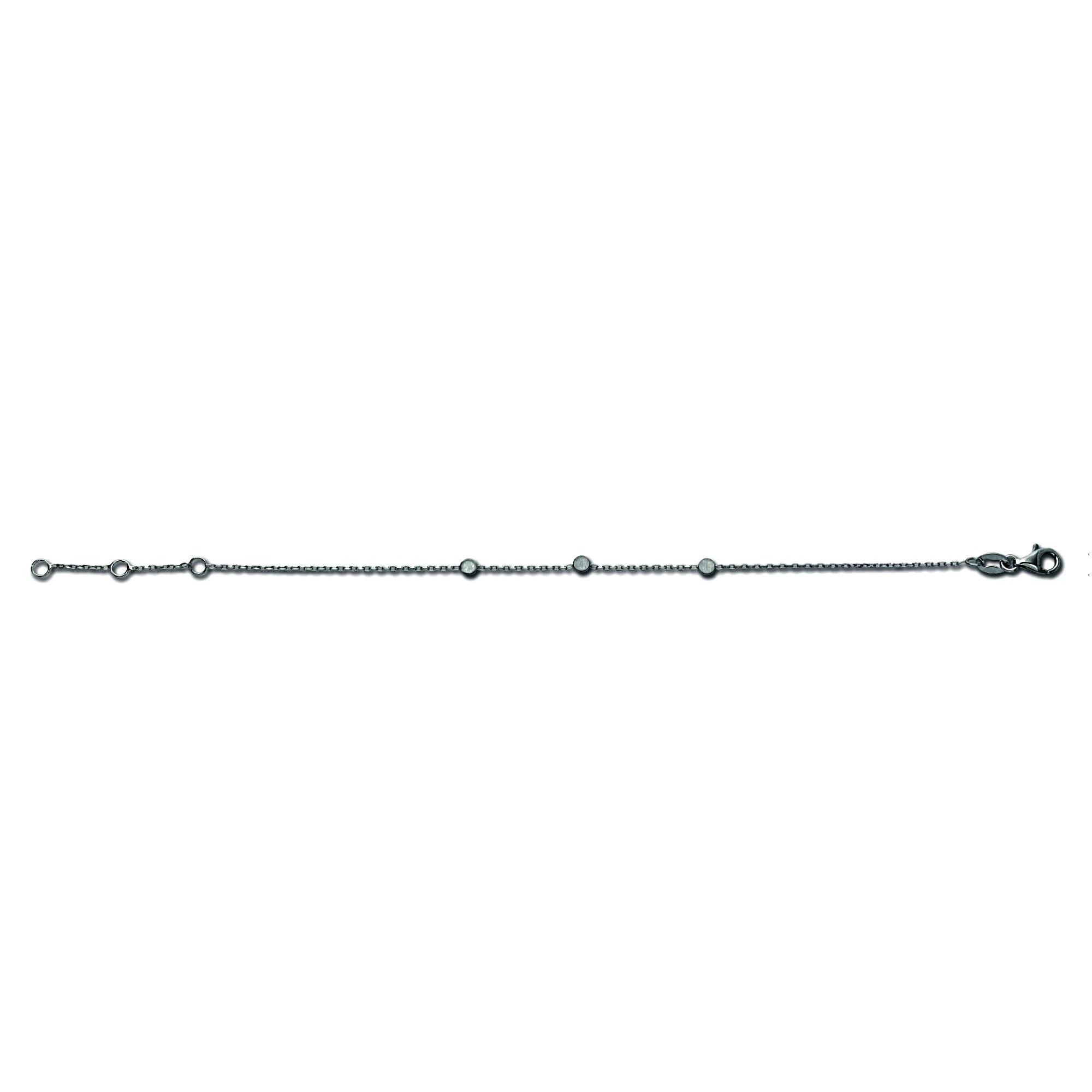 Fußkettchen Rundankerkette aus 925er Silber 25 cm von ONE ELEMENT – Bild 1