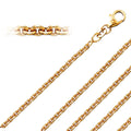 Halskette Rundankerkette aus 333er Gelbgold Ø 2,4 mm von ONE ELEMENT – Bild 1