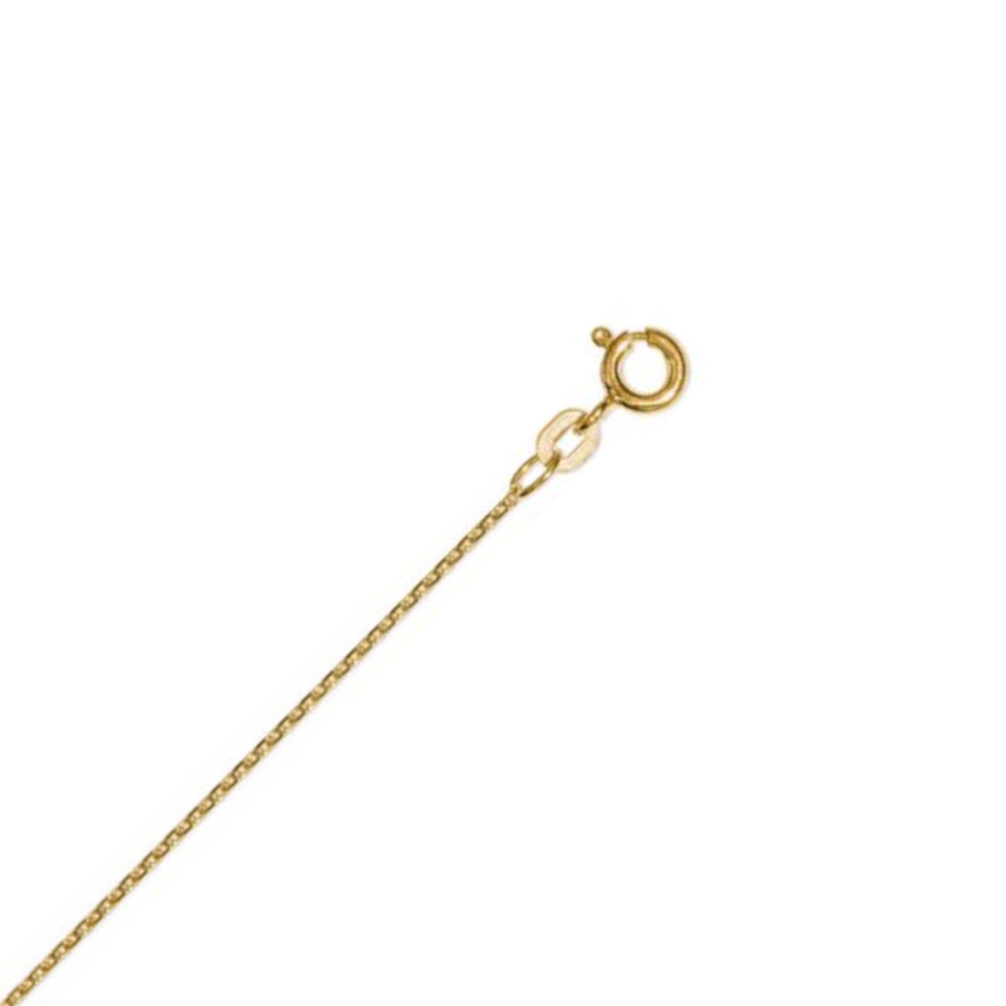 Halskette Rundankerkette aus 333er Gelbgold Ø 1,2 mm von ONE ELEMENT – Bild 1